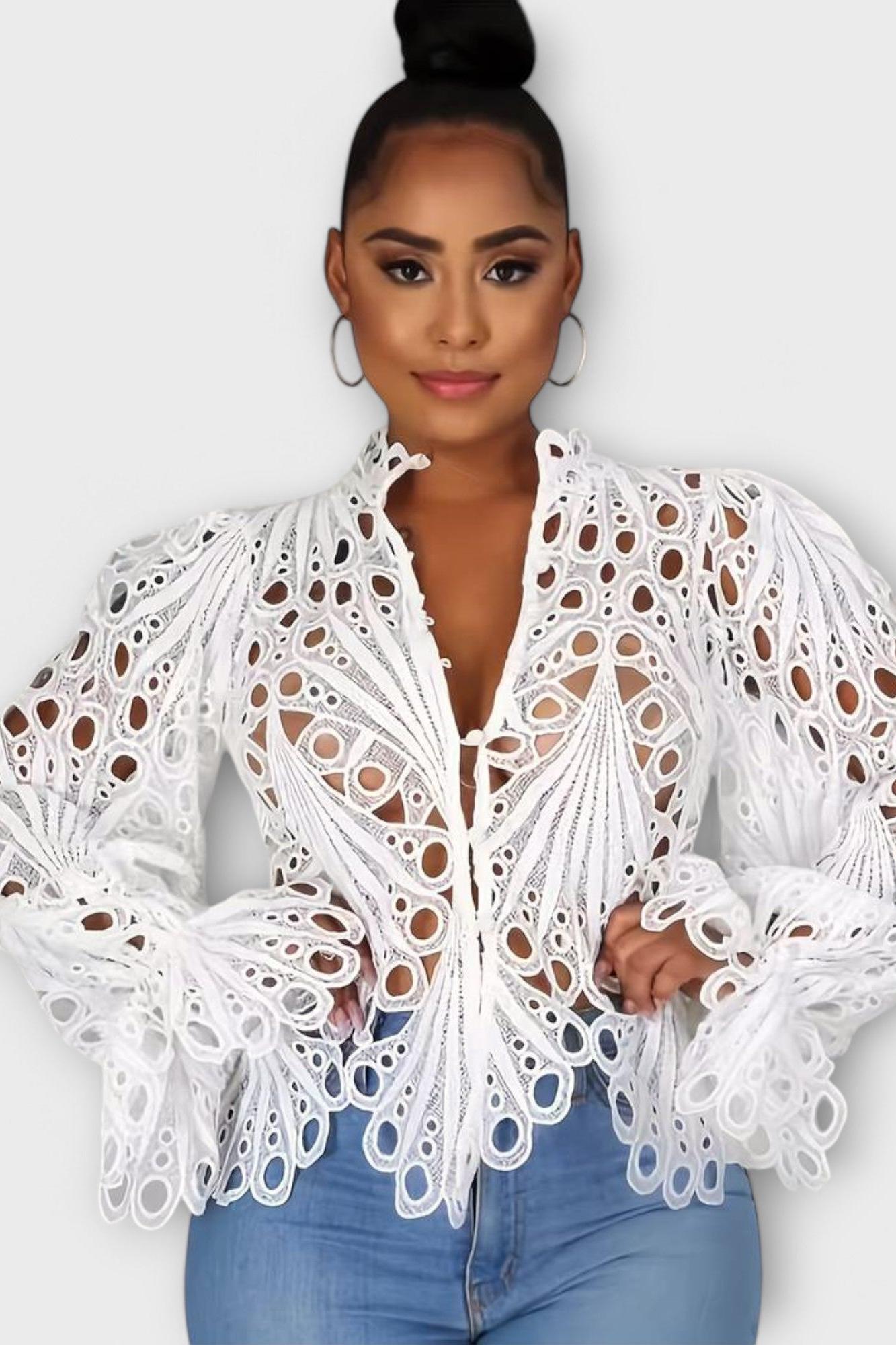 Josefine Asymmetrisk bluse