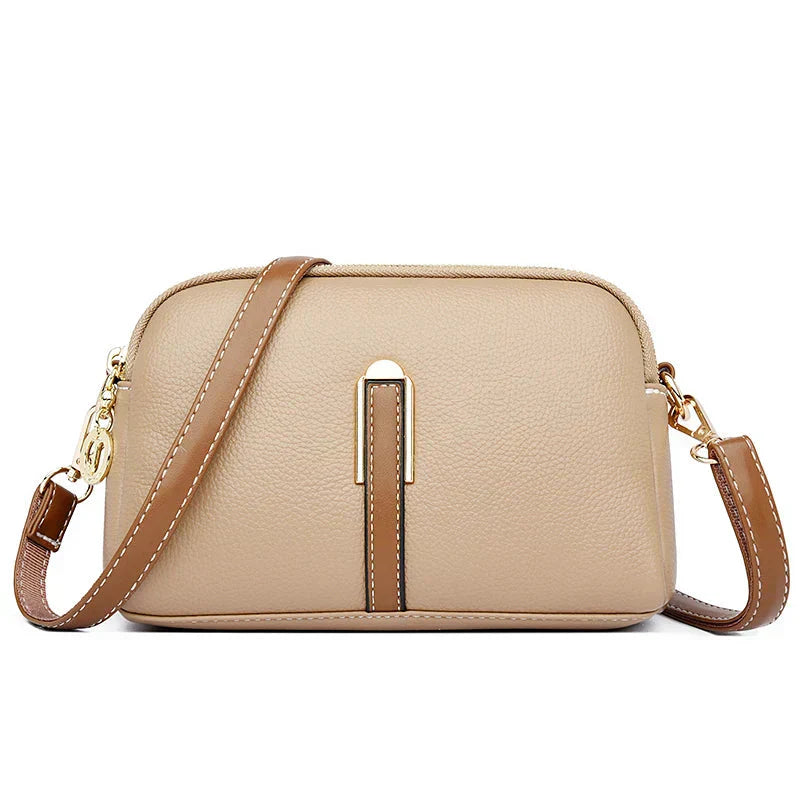 emma leather womens bag blue wolf store khaki 117271