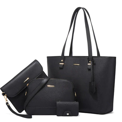 hand and shoulder bags for women leather 3 piece set hand and shoulder bags for women leather 3 piece set blue wolf store black 916853